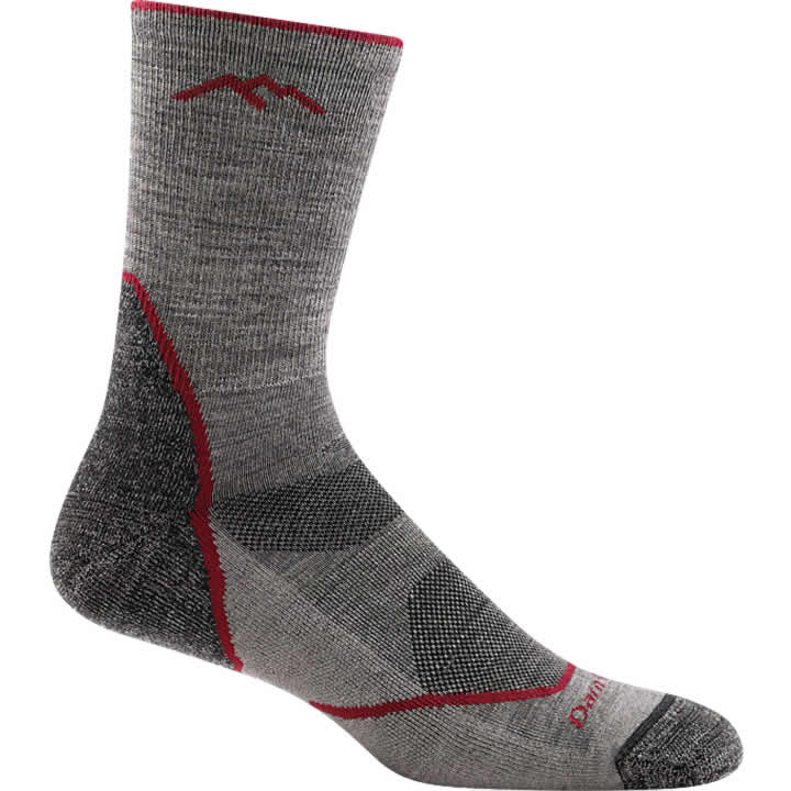 Men's Light Hiker Micro Crew Lightweight Hiking Socks