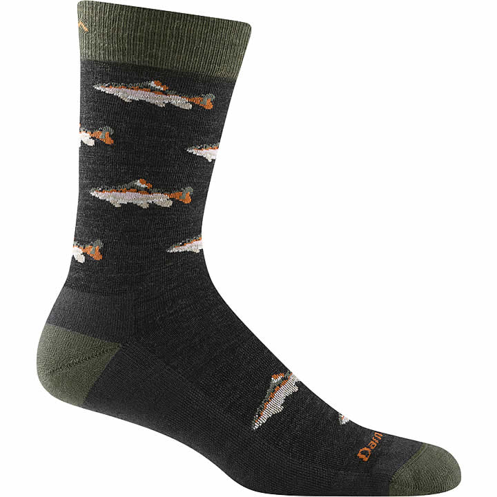 Men's Spey Fly Crew Lightweight Cushion Lifestyle Sock