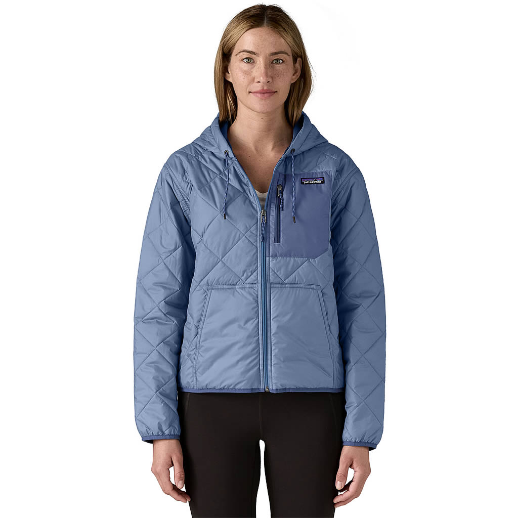 Women's Diamond Quilted Bomber Hoody