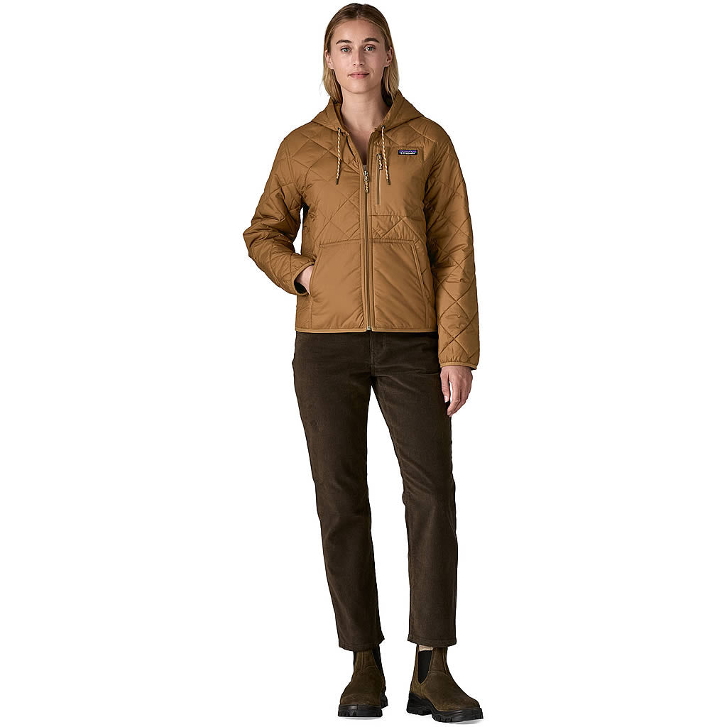 Women's Diamond Quilted Bomber Hoody