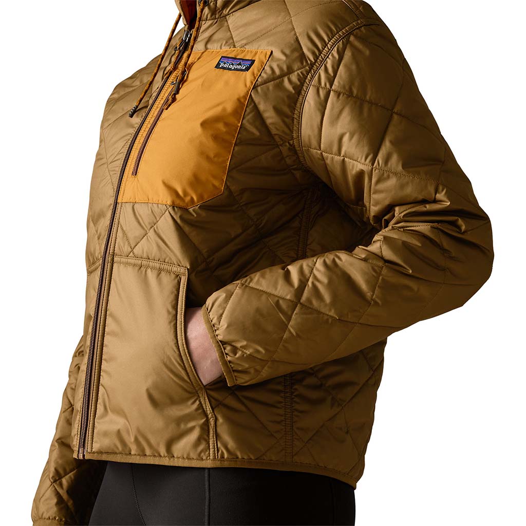 Women's Diamond Quilted Bomber Hoody