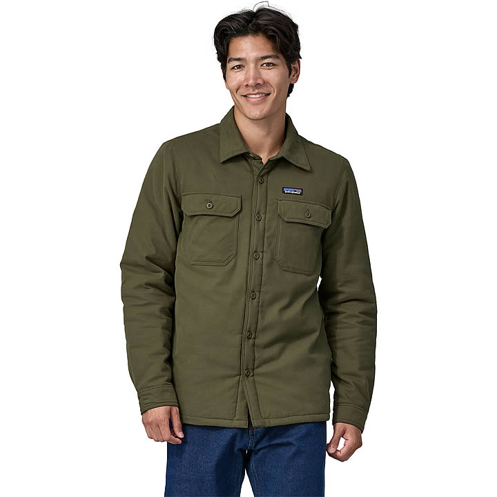 Men's Insulated Organic Cotton Midweight Fjord Flannel Shirt