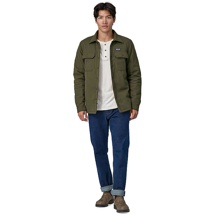 Men's Insulated Organic Cotton Midweight Fjord Flannel Shirt