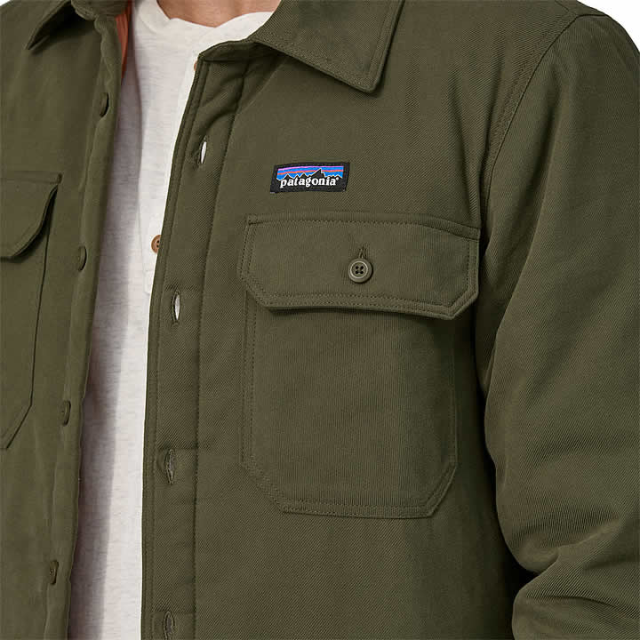 Men's Insulated Organic Cotton Midweight Fjord Flannel Shirt