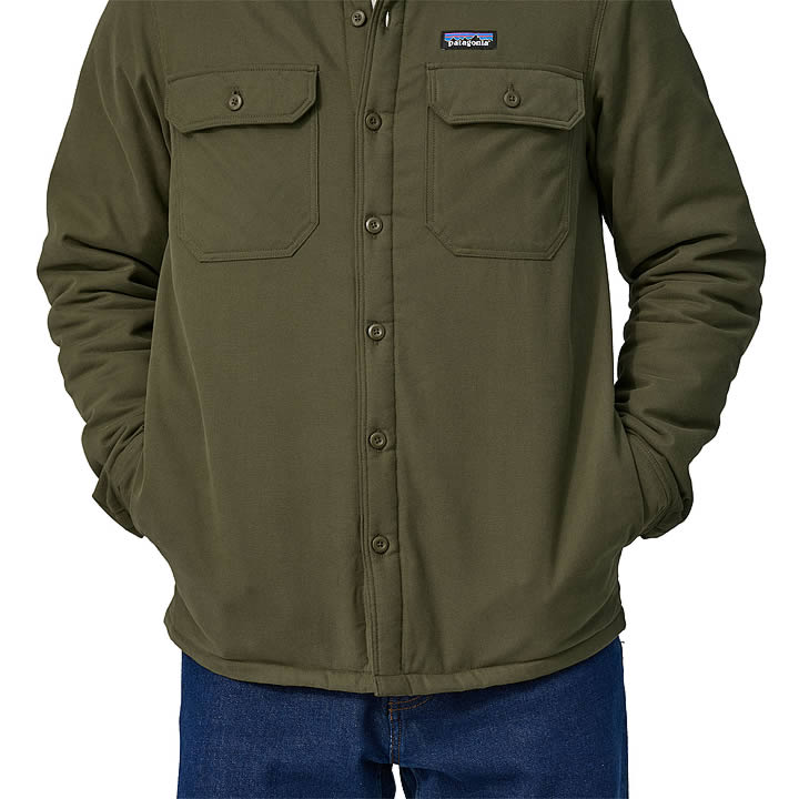 Men's Insulated Organic Cotton Midweight Fjord Flannel Shirt