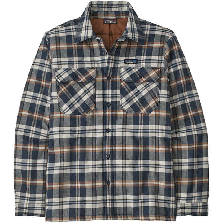 Men's Insulated Organic Cotton Midweight Fjord Flannel Shirt