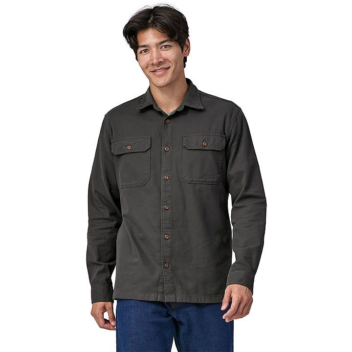 Men's Long-Sleeved Organic Cotton Midweight Fjord Flannel Shirt