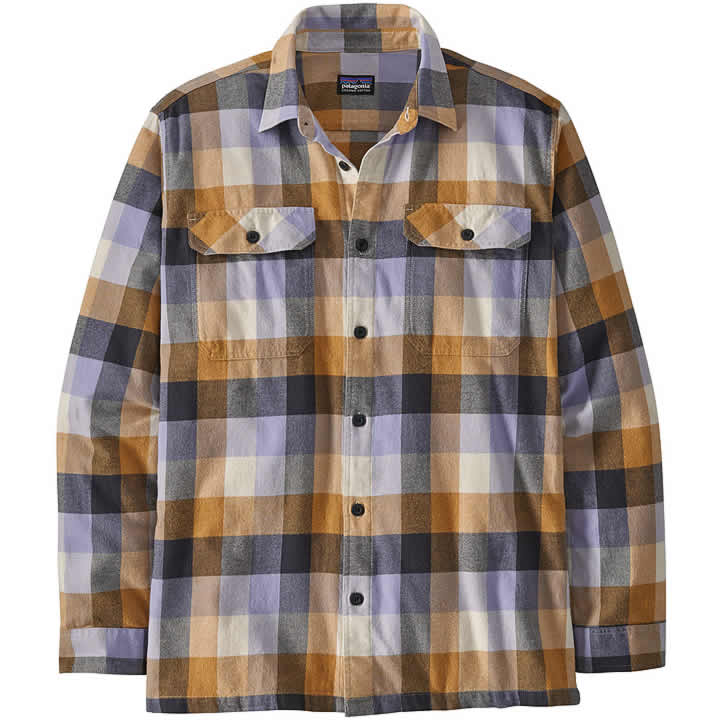 Men's Long-Sleeved Organic Cotton Midweight Fjord Flannel Shirt