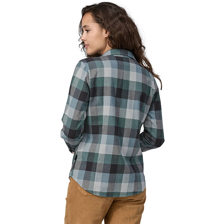 Women's Long-Sleeved Organic Cotton Midweight Fjord Flannel Shirt