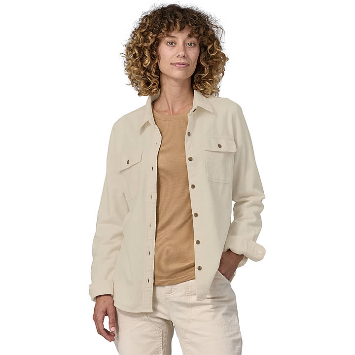Women's Long-Sleeved Organic Cotton Midweight Fjord Flannel Shirt