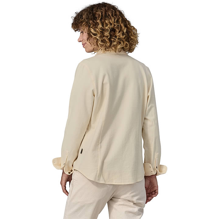 Women's Long-Sleeved Organic Cotton Midweight Fjord Flannel Shirt