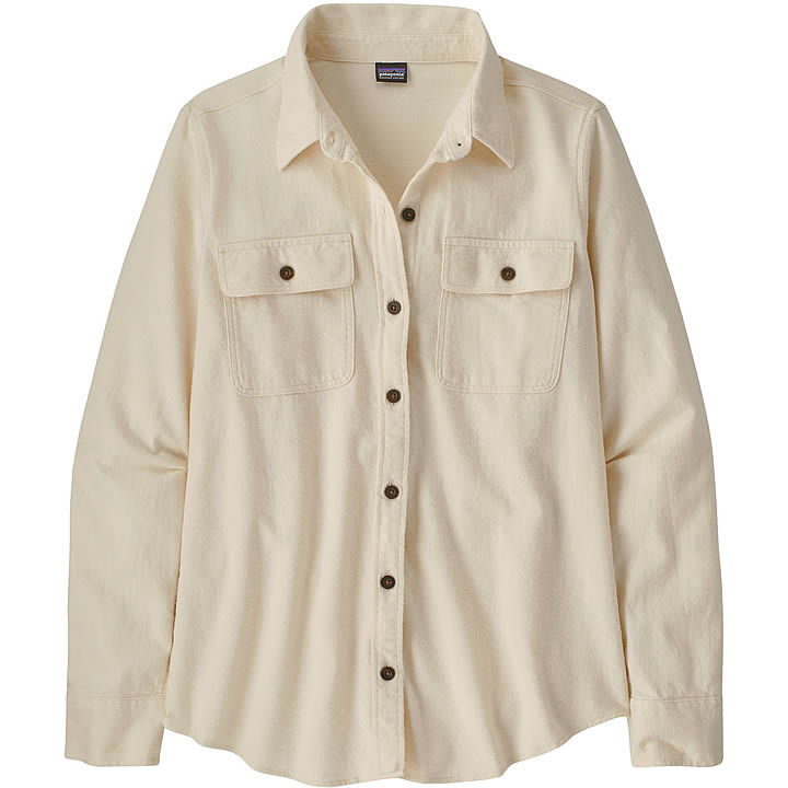 Women's Long-Sleeved Organic Cotton Midweight Fjord Flannel Shirt