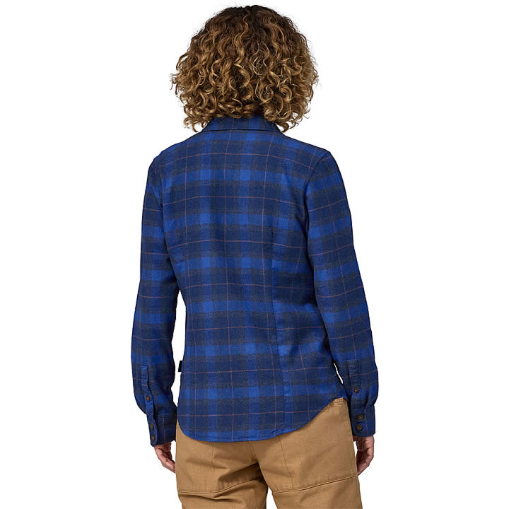 Women's Long-Sleeved Organic Cotton Midweight Fjord Flannel Shirt
