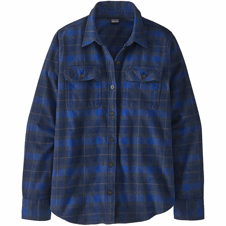 Women's Long-Sleeved Organic Cotton Midweight Fjord Flannel Shirt