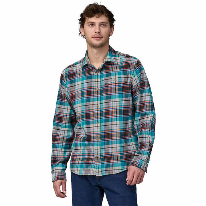 Men's LongSleeved Cotton in Conversion Lightweight Fjord Flannel Shirt
