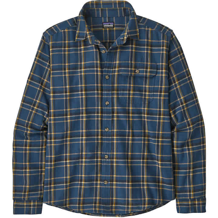 Men's LongSleeved Cotton in Conversion Lightweight Fjord Flannel Shirt