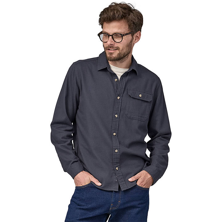 Men's LongSleeved Cotton in Conversion Lightweight Fjord Flannel Shirt
