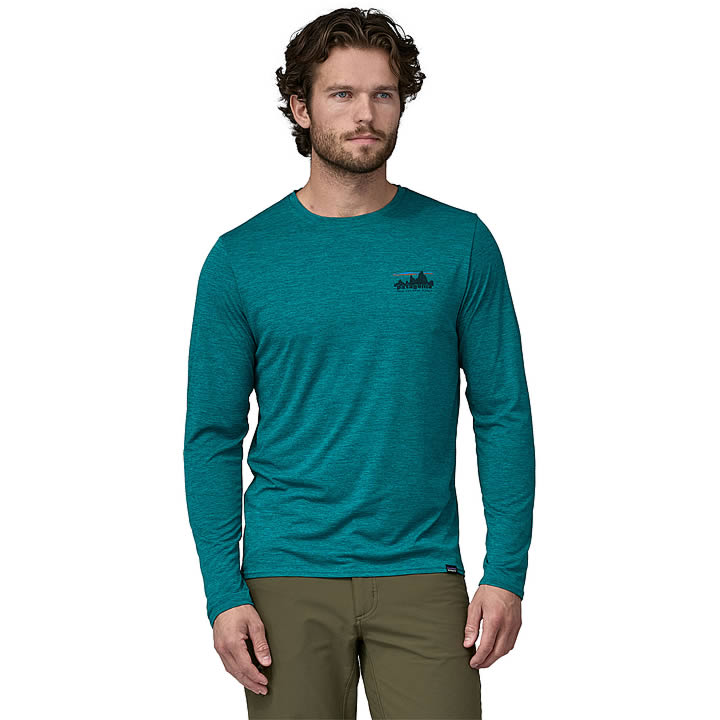 Men's Long-Sleeved Capilene Cool Daily Graphic Shirt