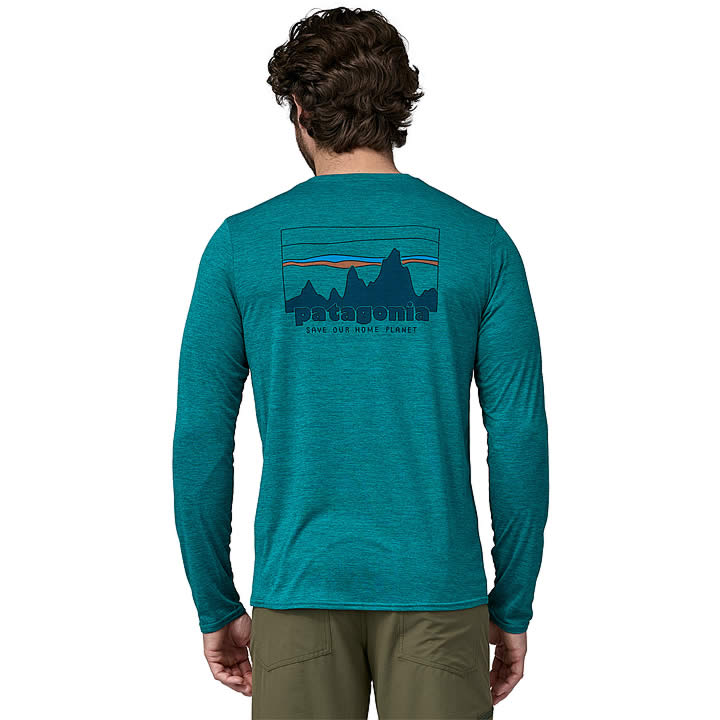 Men's Long-Sleeved Capilene Cool Daily Graphic Shirt