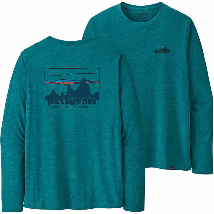 Men's Long-Sleeved Capilene Cool Daily Graphic Shirt