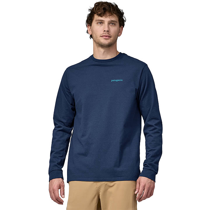 Men's Long-Sleeved Line Logo Ridge Responsibili-Tee
