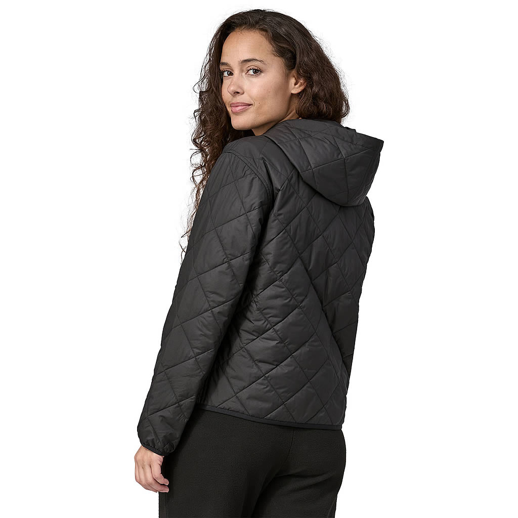 Women's Diamond Quilted Bomber Hoody