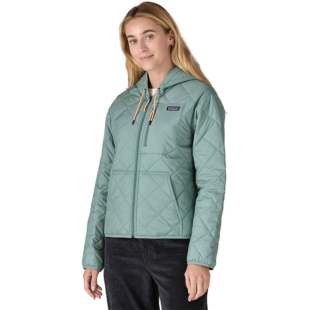 Women's Diamond Quilted Bomber Hoody