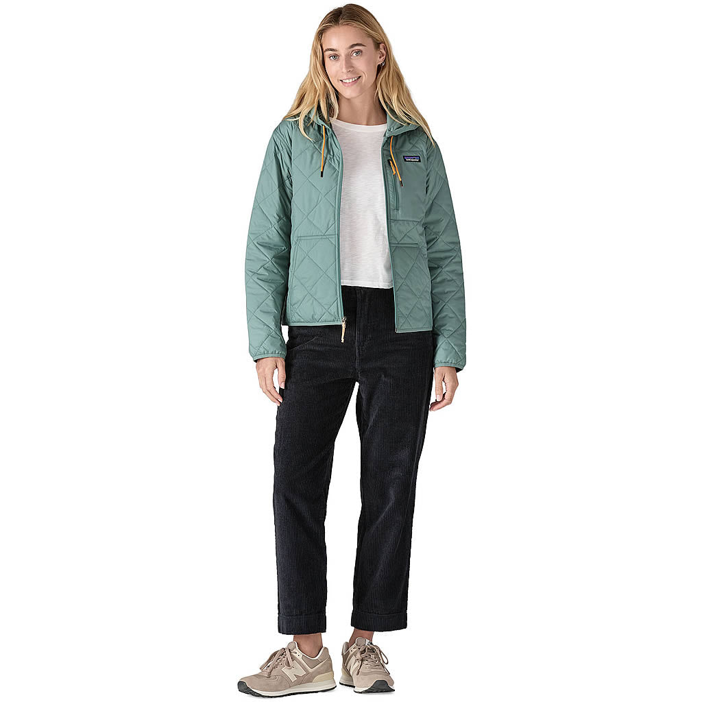 Women's Diamond Quilted Bomber Hoody