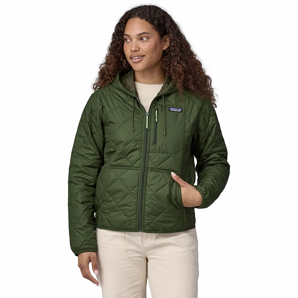 Women's Diamond Quilted Bomber Hoody