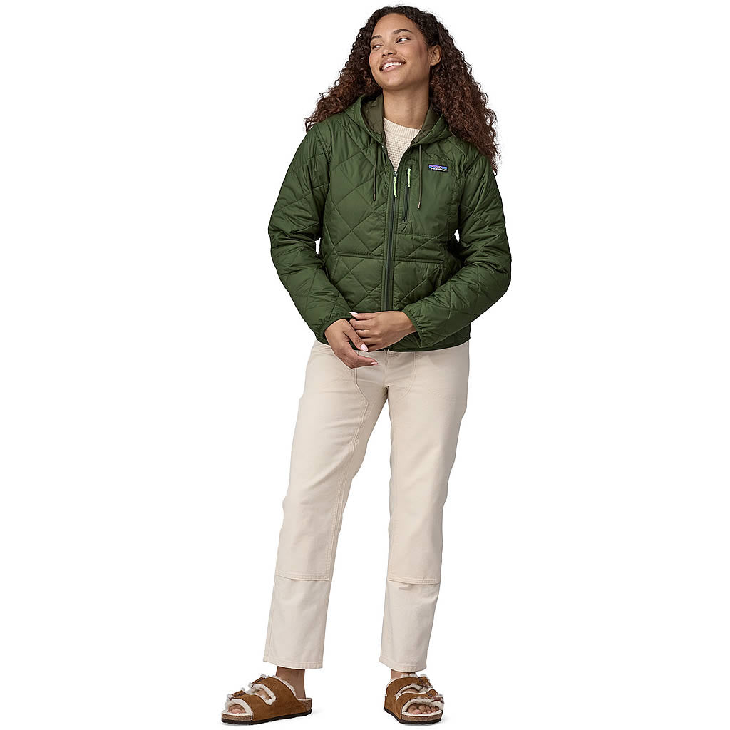 Women's Diamond Quilted Bomber Hoody