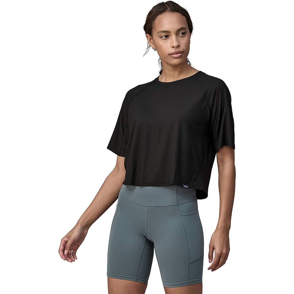 Women's Short-Sleeved Capilene Cool Trail Cropped Shirt