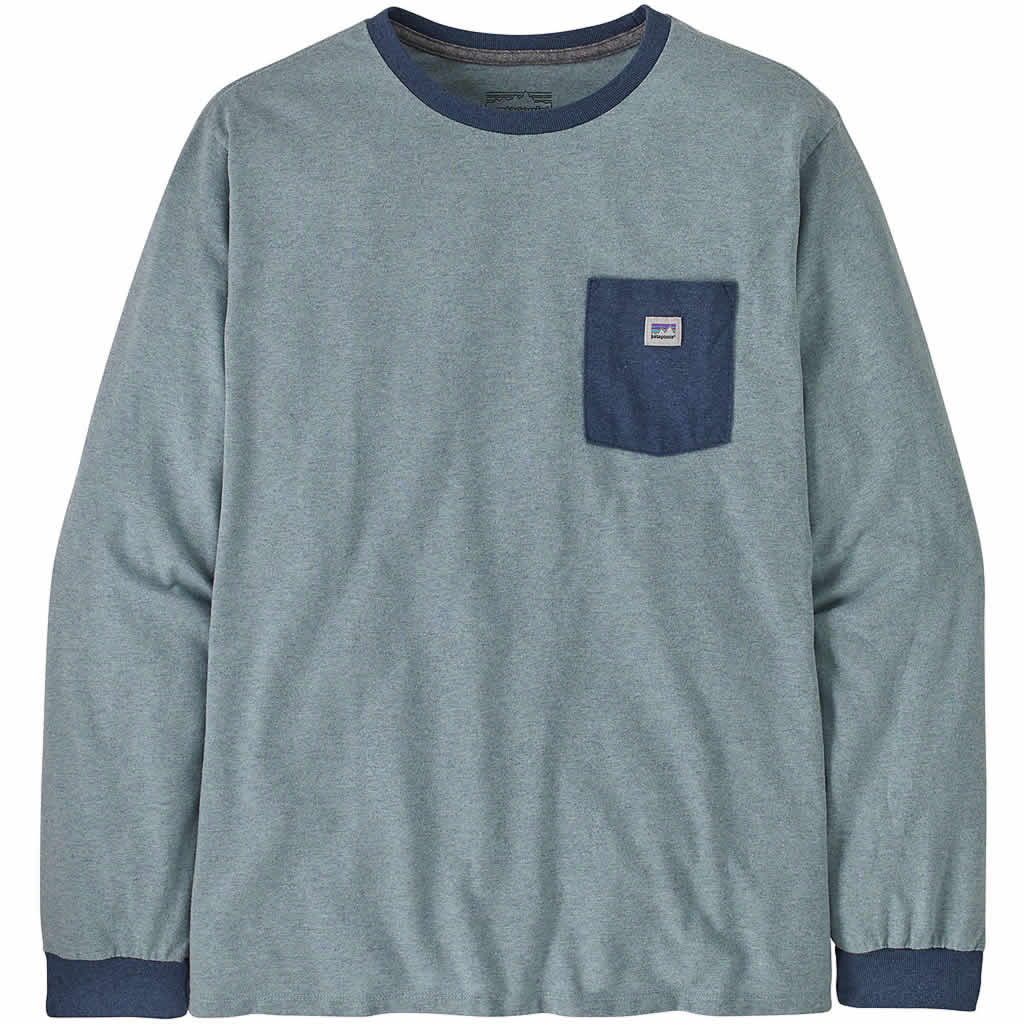 Long-Sleeved Shop Sticker Pocket Responsibili-Tee