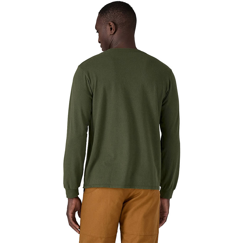 Long-Sleeved Shop Sticker Pocket Responsibili-Tee