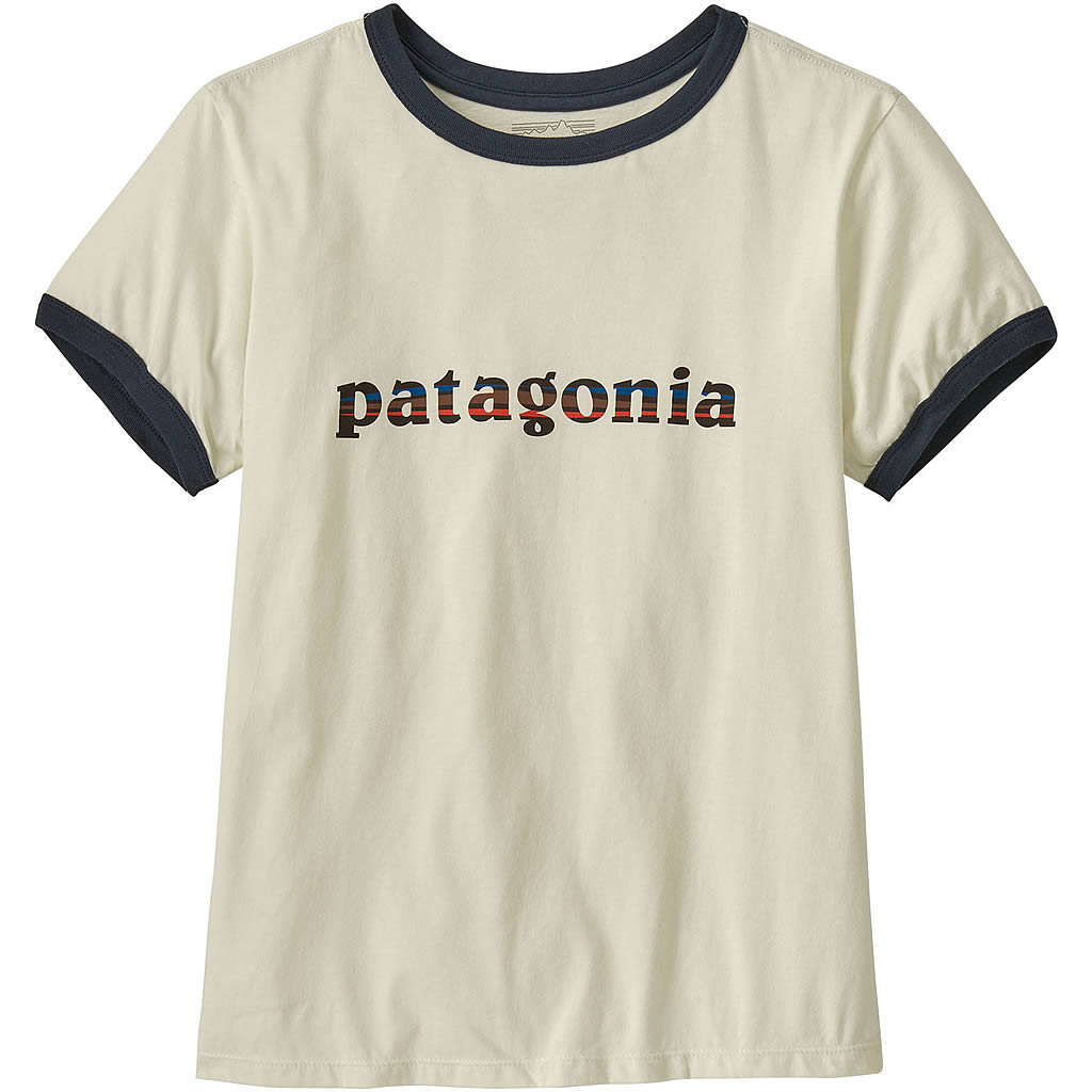 Women's '73 Text Logo Organic Ringer Tee