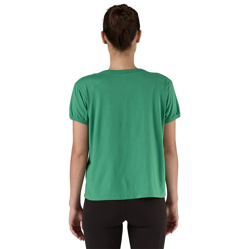 Women's '73 Text Logo Organic Ringer Tee