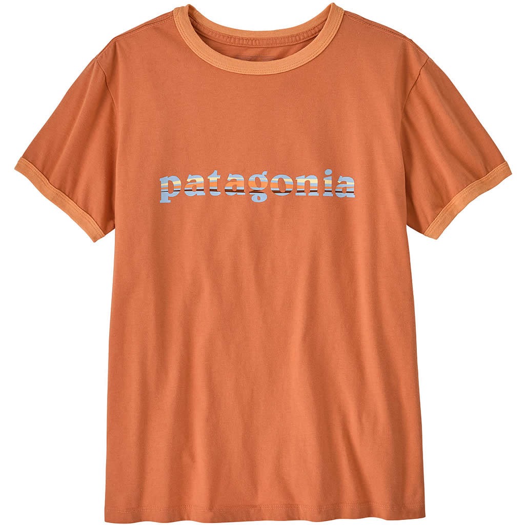 Women's '73 Text Logo Organic Ringer Tee