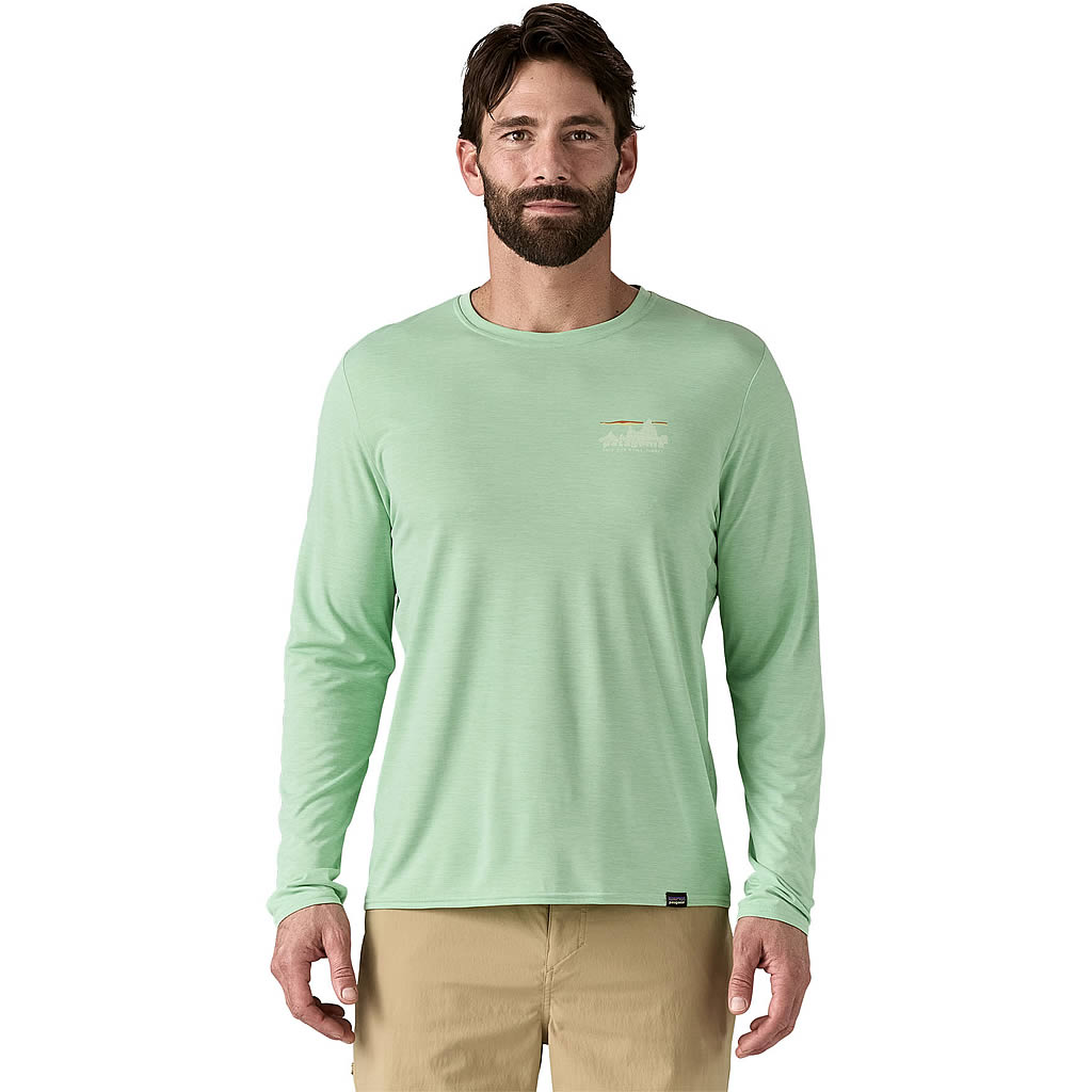 Men's Long-Sleeved Capilene Cool Daily Graphic Shirt