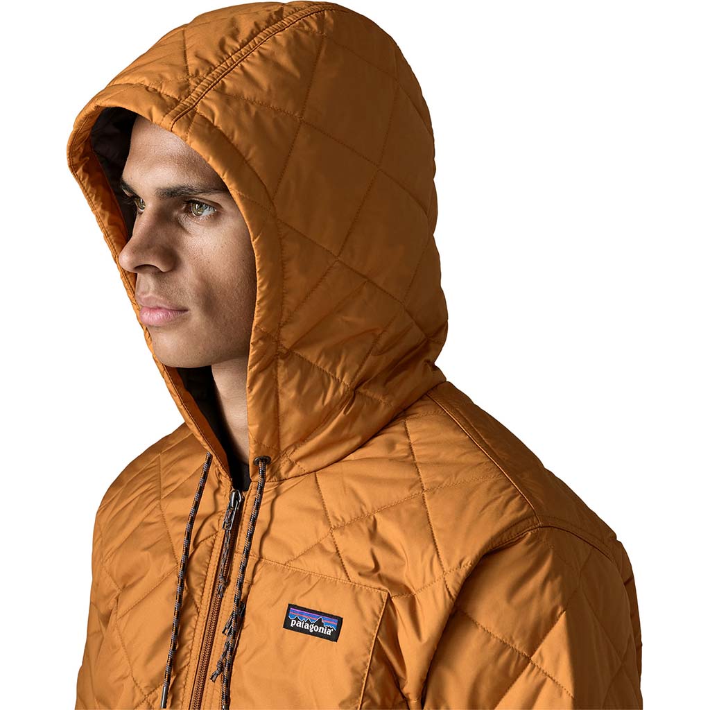 Men's Diamond Quilted Bomber Hoody