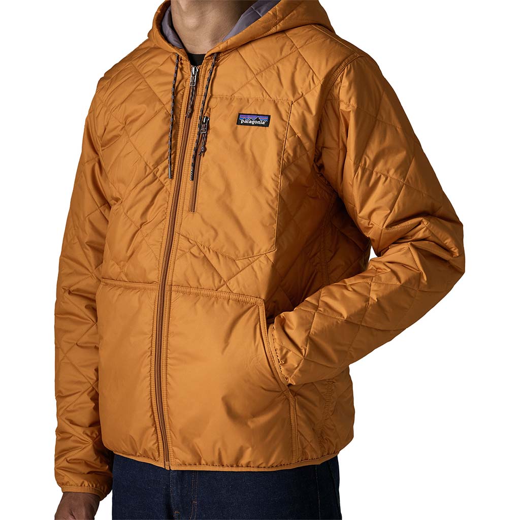Men's Diamond Quilted Bomber Hoody