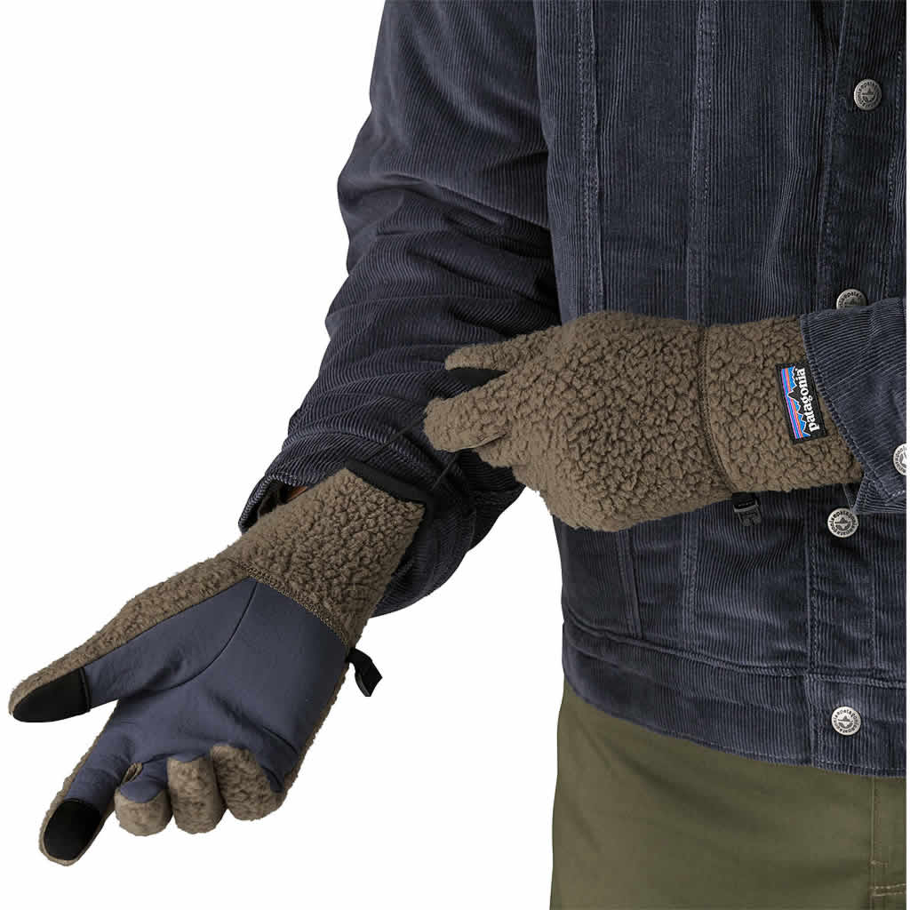 Retro Pile Gloves