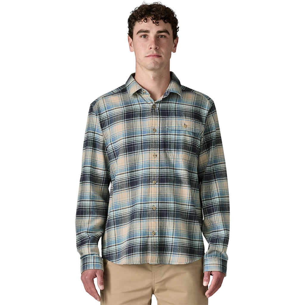 Men's Long-Sleeved Lightweight Fjord Flannel Shirt
