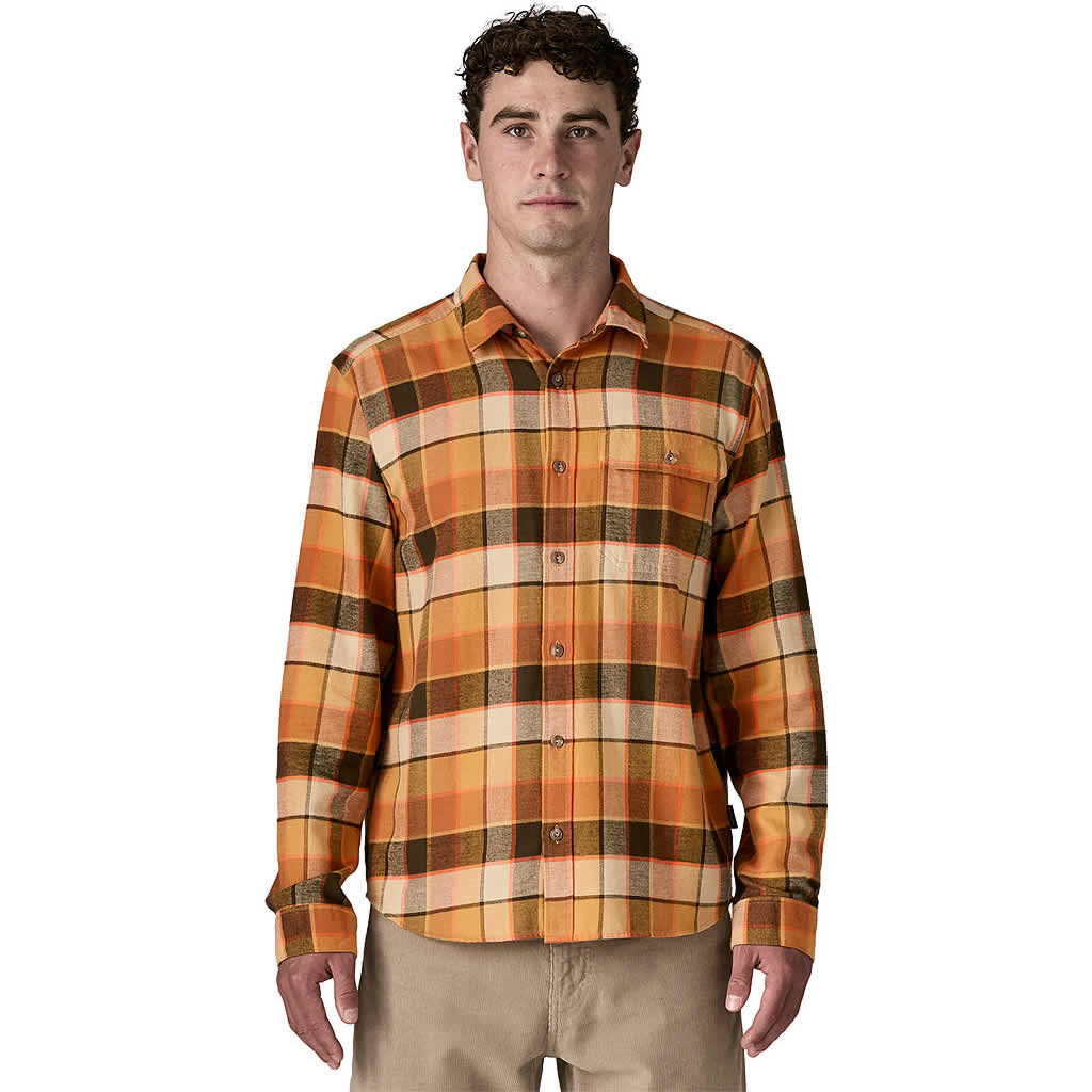 Men's Long-Sleeved Lightweight Fjord Flannel Shirt