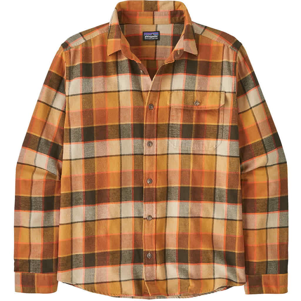Men's Long-Sleeved Lightweight Fjord Flannel Shirt