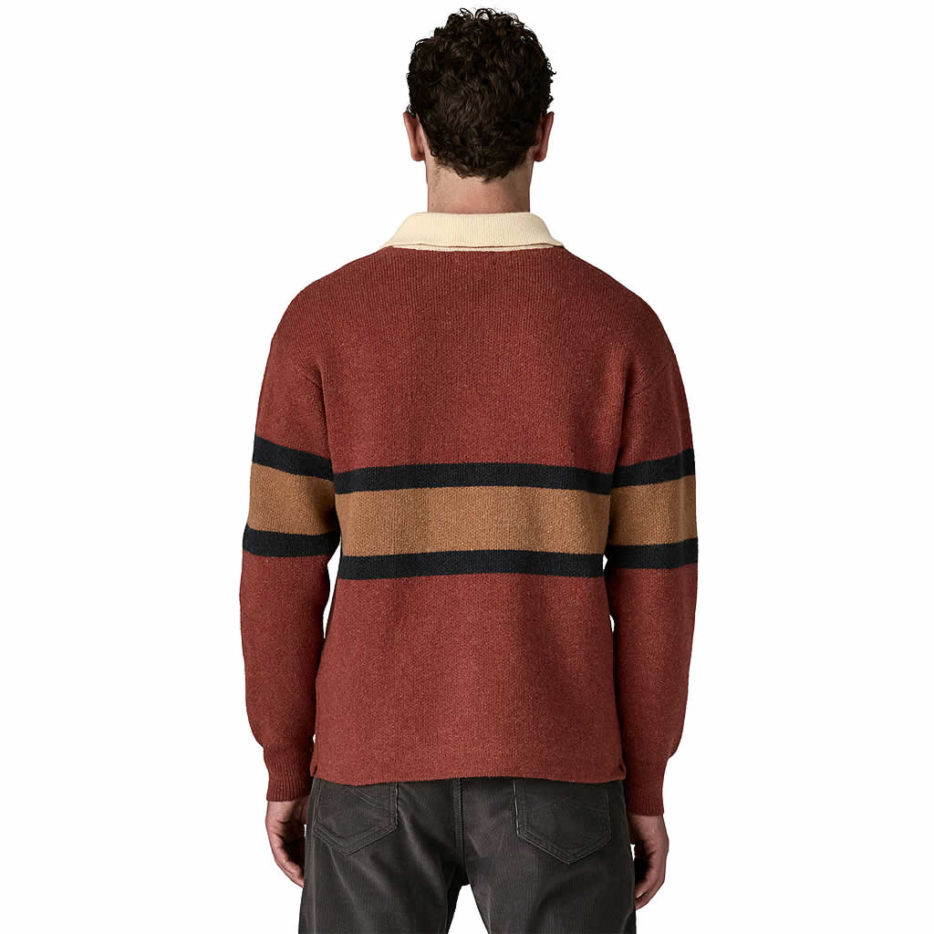 Recycled Wool-Blend Rugby Sweater