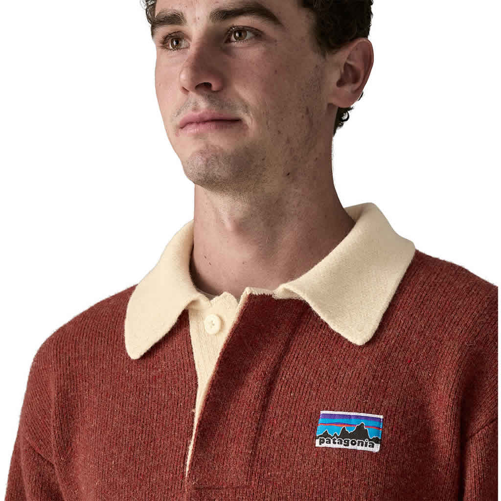 Recycled Wool-Blend Rugby Sweater