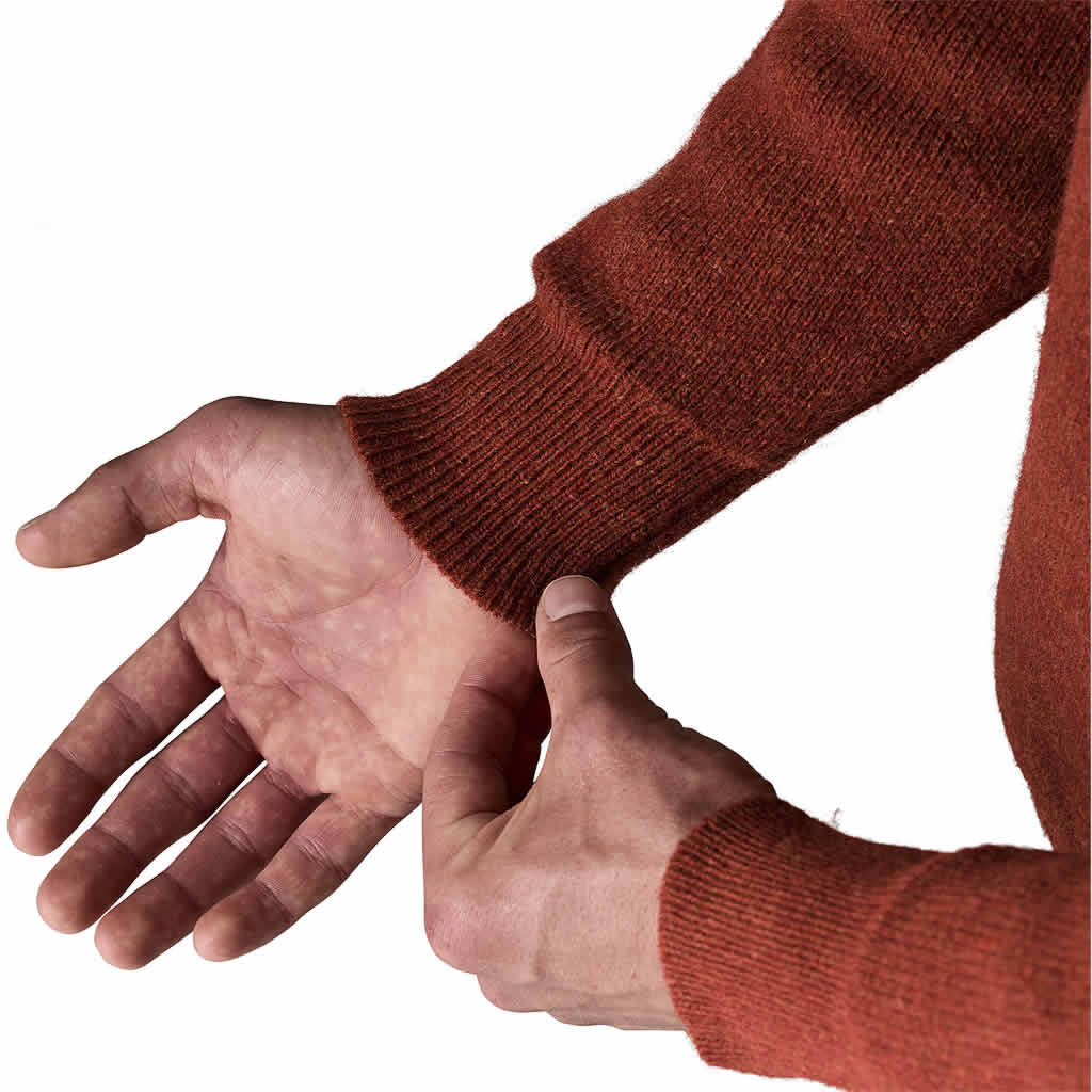 Recycled Wool-Blend Rugby Sweater