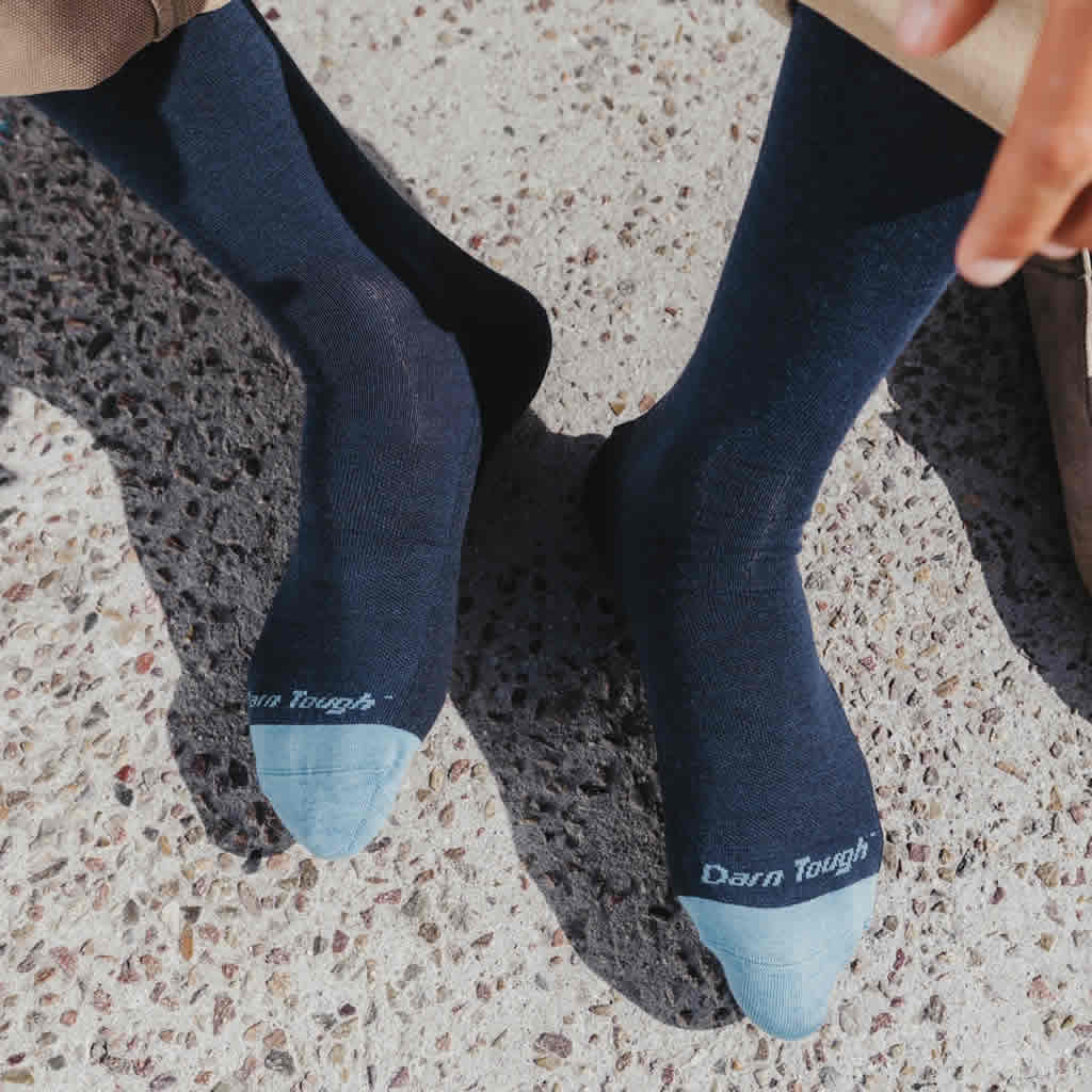 Men's Solid Crew Lightweight Socks