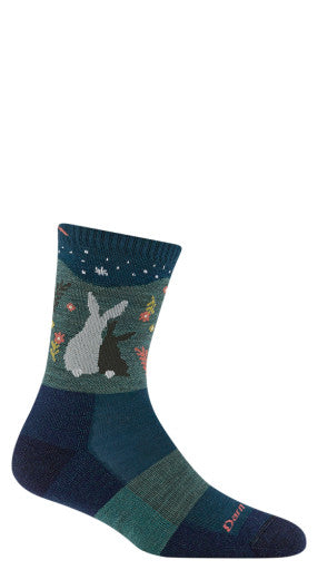 Women's Critter Club Micro Crew Lightweight Cushion Hiking Sock
