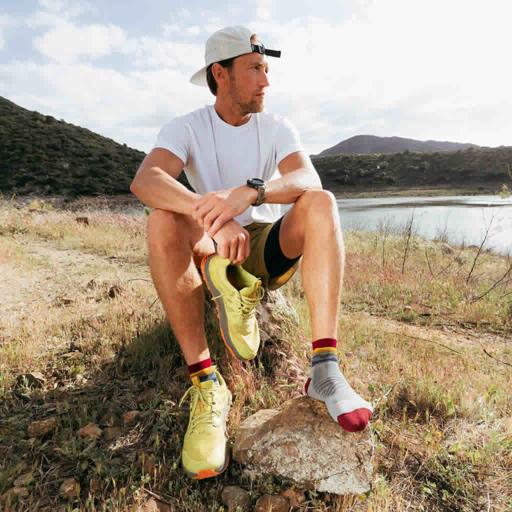 Men's Run 1/4 Ultra-Lightweight Cushion Socks