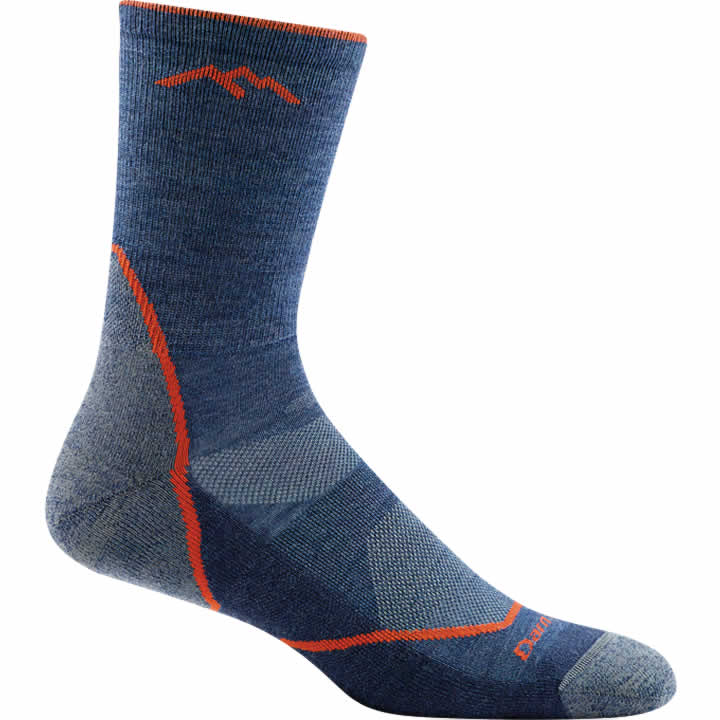 Men's Light Hiker Micro Crew Lightweight Hiking Socks